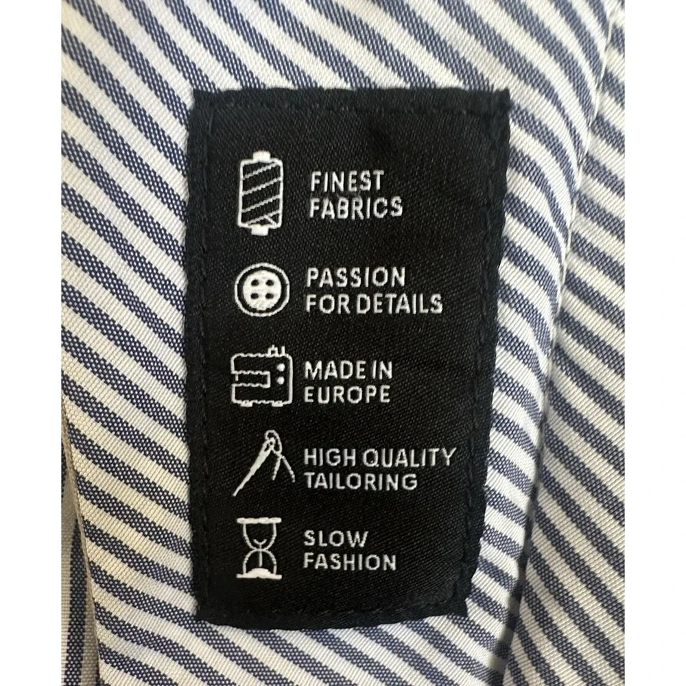 Hiltl‎ Men's 1/4 Top Beige Cotton Blend Flat Front Chino Pant Size 56/ 36 US NWT